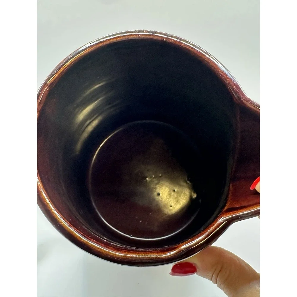 Vtg Marcrest Stoneware Pottery Brown 8
